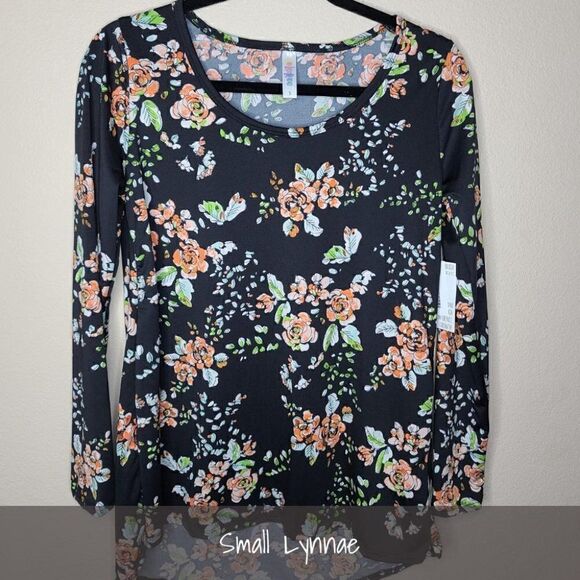LuLaRoe Lynnae Small Black Floral NWT - Picture 1 of 1